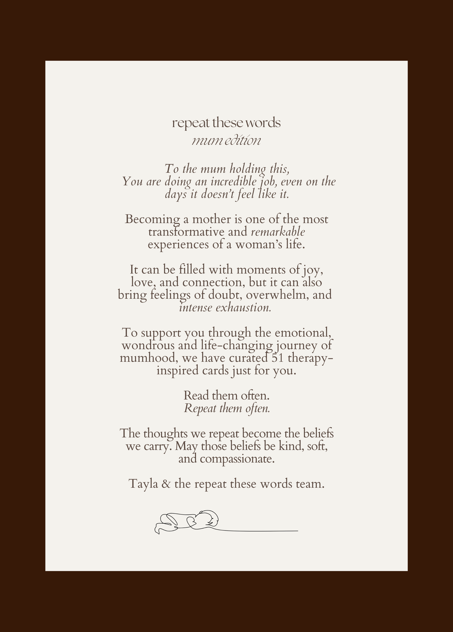 Therapy Cards - Mum Edition