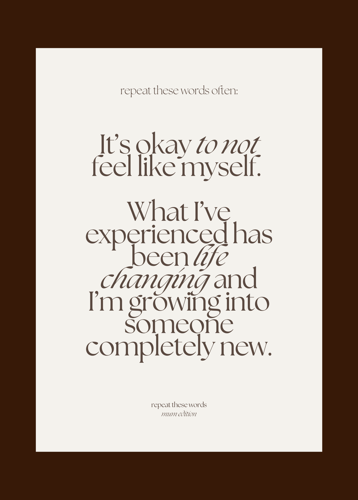 Therapy Cards - Mum Edition