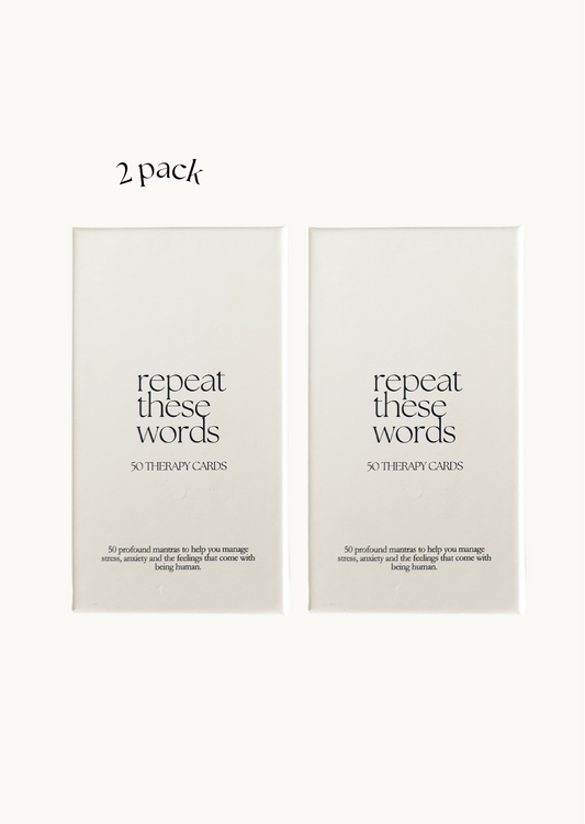 Repeat These Words - Therapy Cards (2 pack)