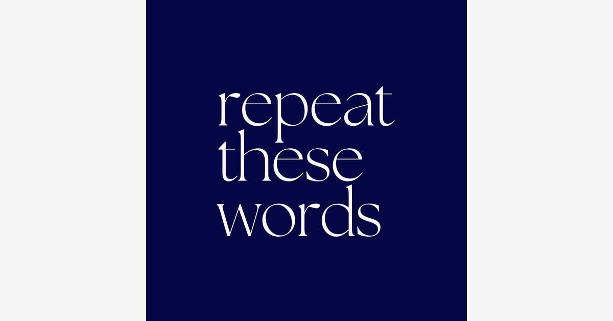 Self-Help Books – Repeat These Words